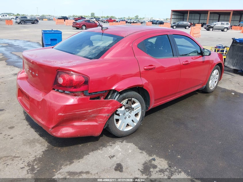 2014 Dodge Avenger Se VIN: 1C3CDZAB7EN146951 Lot: 45683211