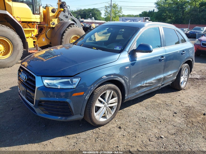 Vin: wa1eccfs4jr000274, lot: 46181829, audi q3 2.0t premium/2.0t sport premium 20182