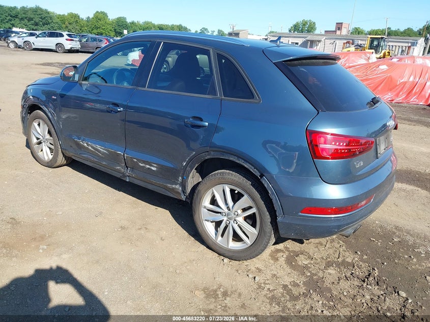 Vin: wa1eccfs4jr000274, lot: 46181829, audi q3 2.0t premium/2.0t sport premium 20183