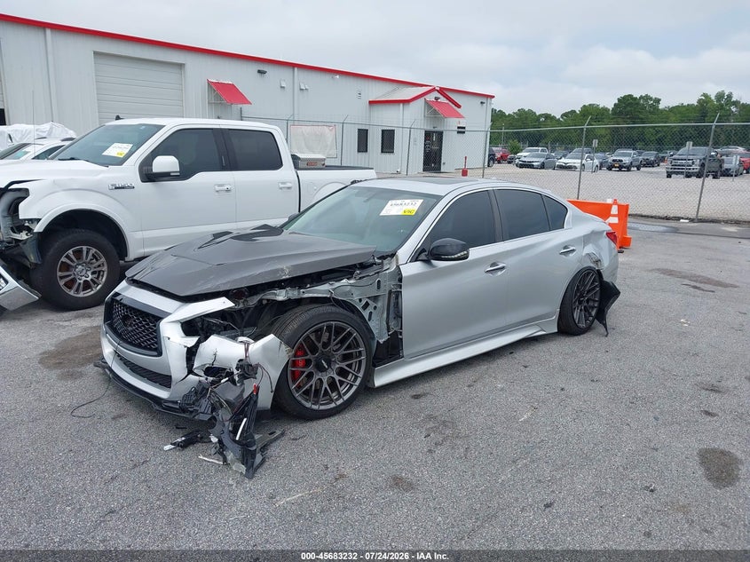 Vin: jn1bv7ap2em675253, lot: 46181841, infiniti q50 premium 20142