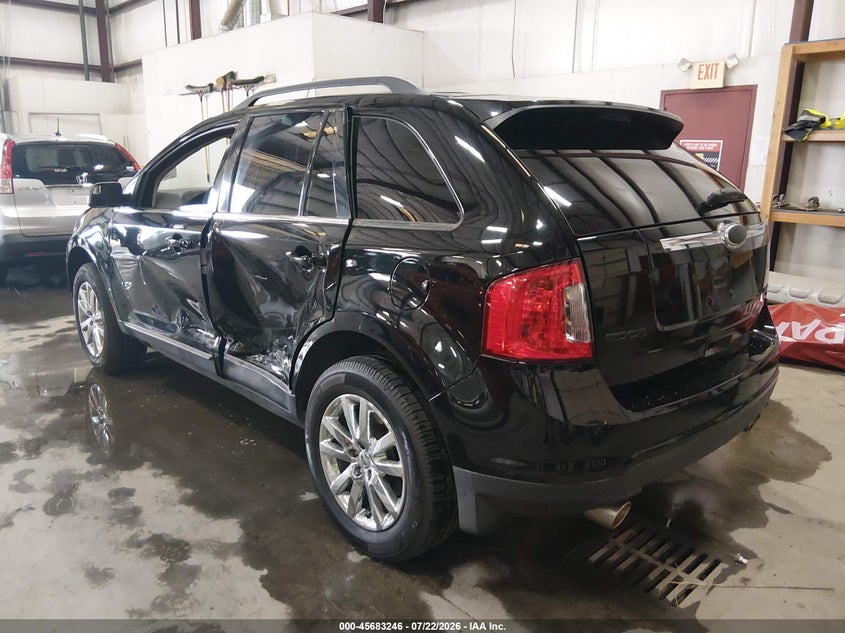 Vin: 2fmdk4kc5cba10466, lot: 46181855, ford edge limited 20123