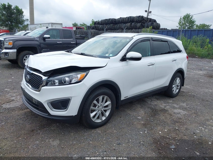 2018 Kia Sorento, Front End, IAAI, VIN 5XYPGDA39JG404825 — photo 2