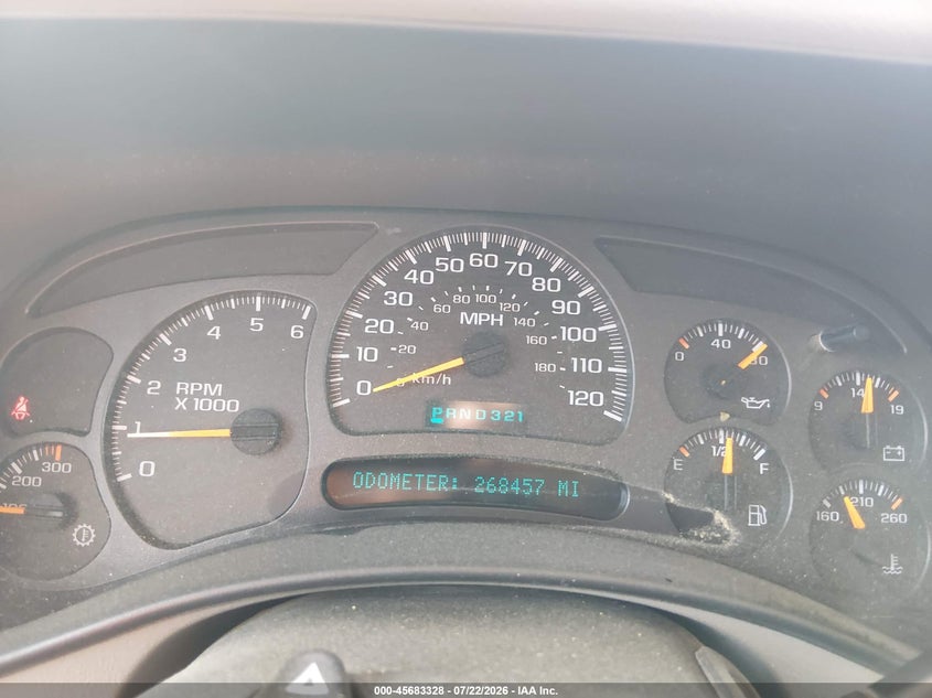 CHEVROLET SILVERADO 1500HD 2003 VIN 1GCGK13U73F158558