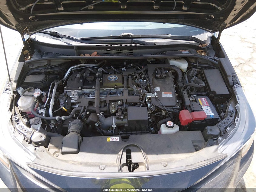 2022 Toyota Corolla Hybrid Le VIN: JTDEAMDE8NJ044068 Lot: 45683330