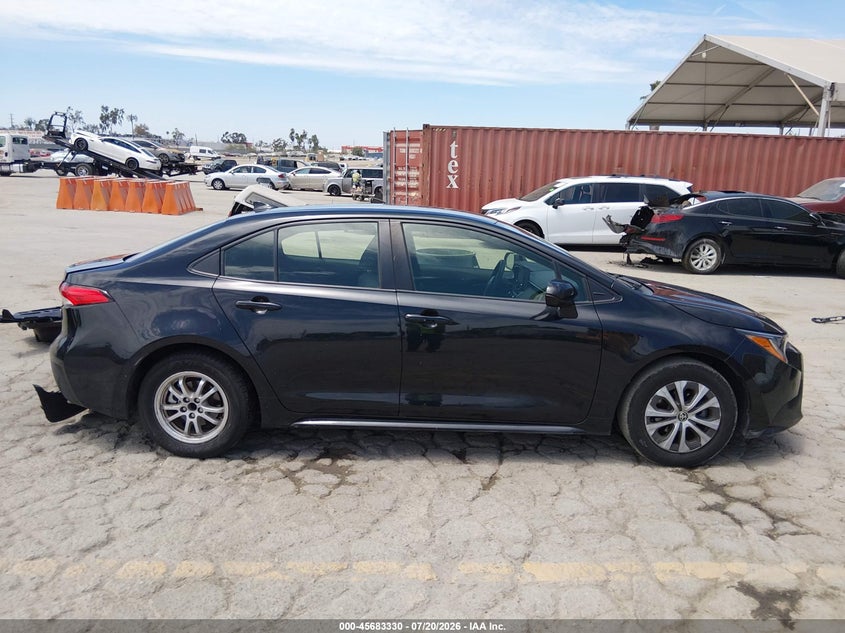 2022 Toyota Corolla Hybrid Le VIN: JTDEAMDE8NJ044068 Lot: 45683330