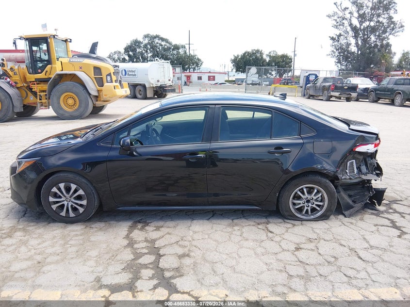 2022 Toyota Corolla Hybrid Le VIN: JTDEAMDE8NJ044068 Lot: 45683330