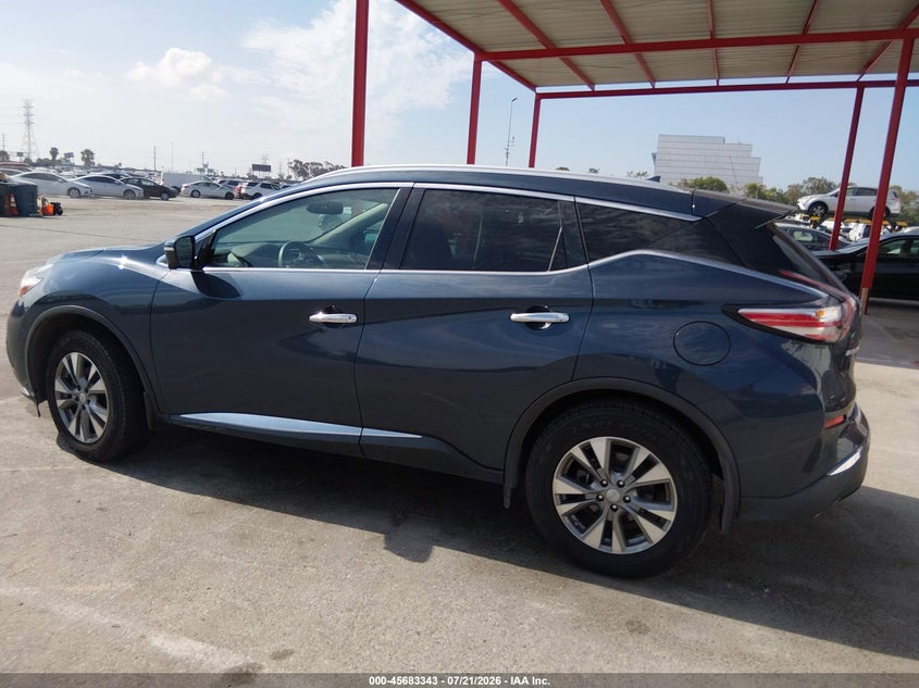 2015 Nissan Murano Sl VIN: 5N1AZ2MG5FN215037 Lot: 45683343