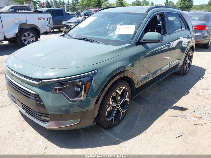 Vin: kndct3le3p5095731, lot: 46181953, kia niro sx touring 20232