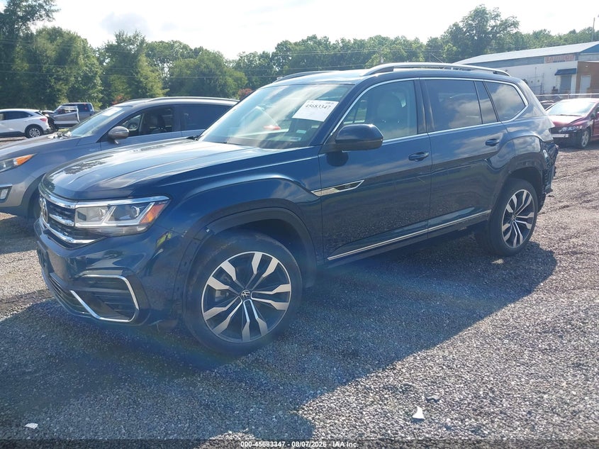 Vin: 1v2fr2ca1nc521054, lot: 46181956, volkswagen atlas 3.6l v6 sel premium r-line 20222