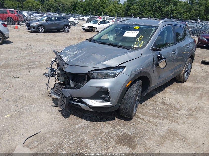 Vin: kl4mmesl1pb120389, lot: 46181968, buick encore gx select awd 20232