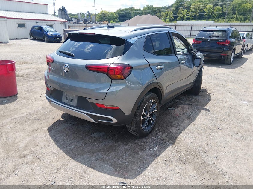 Vin: kl4mmesl1pb120389, lot: 46181968, buick encore gx select awd 20234