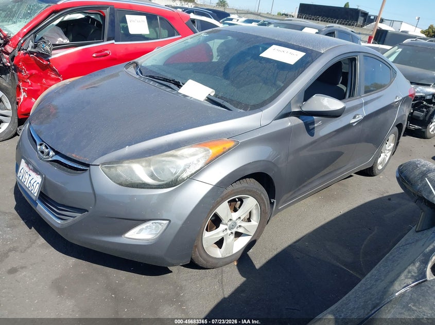 2012 HYUNDAI ELANTRA SEDAN 1.8L I-4 DOHC, VVT, 145HP