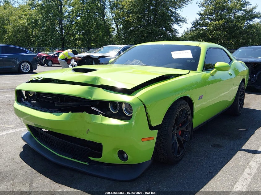 Vin: 2c3cdzdj5fh709752, lot: 46181975, dodge challenger srt 392 20152