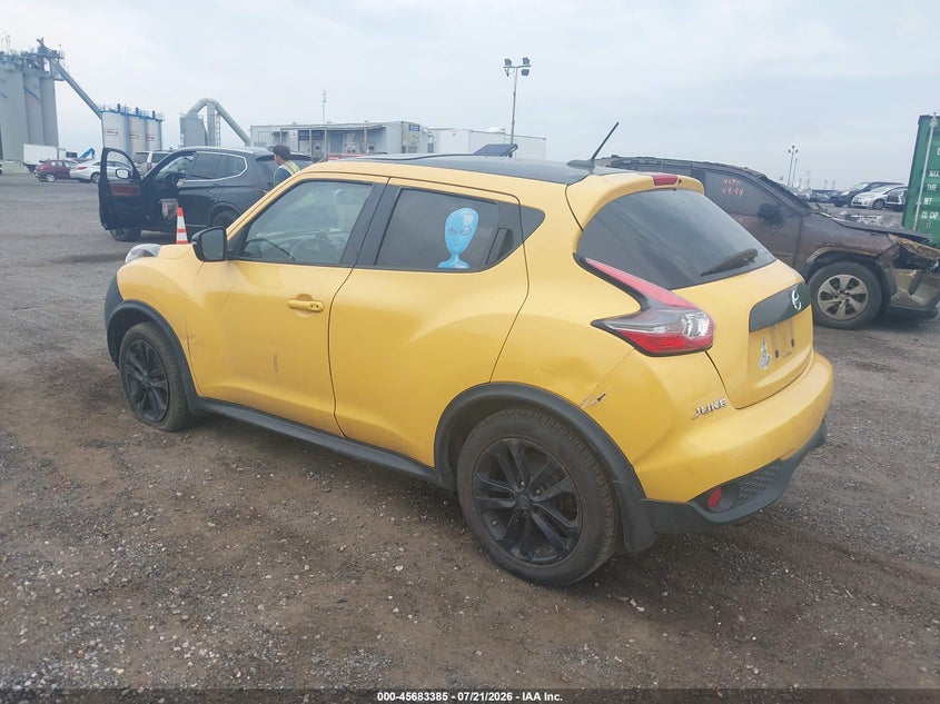 Vin: jn8af5mv8ft555165, lot: 46181994, nissan juke sv 20153