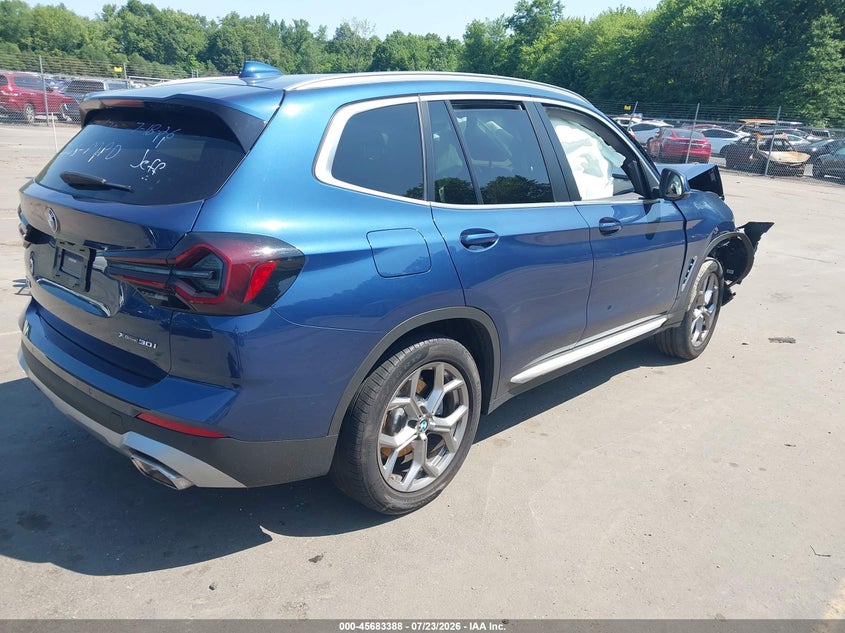 Vin: 5ux53dp09n9n31029, lot: 46181997, bmw x3 xdrive30i 20224