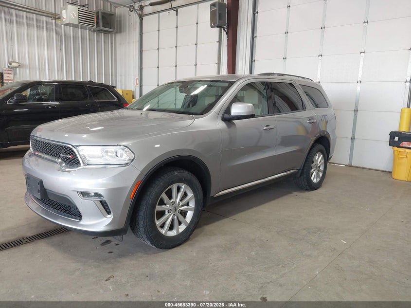 Vin: 1c4rdjag0mc544631, lot: 46181999, dodge durango sxt plus awd 20212