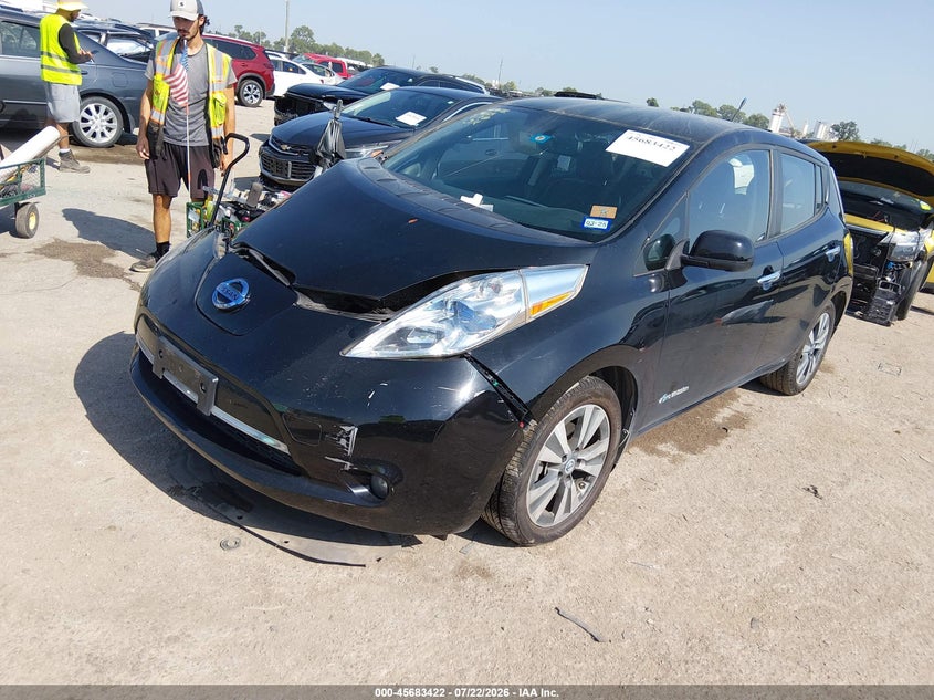 Vin: 1n4az0cp8dc422871, lot: 46182031, nissan leaf sl 20132