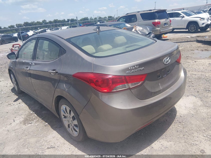 2012 HYUNDAI ELANTRA auction photo 3