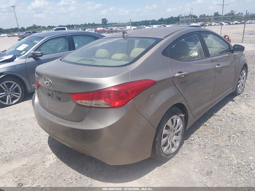 2012 HYUNDAI ELANTRA auction photo 4