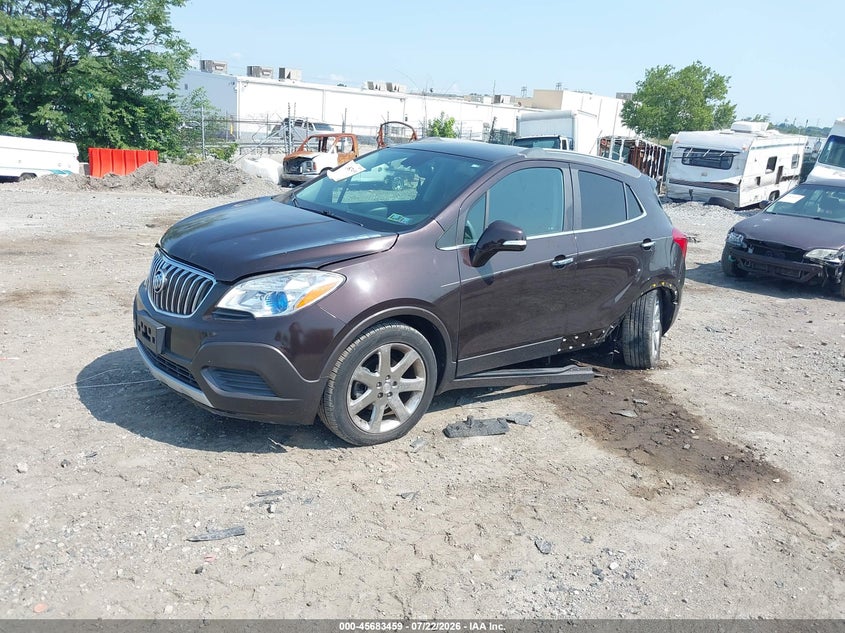 Vin: kl4cjgsb5gb622166, lot: 46182068, buick encore leather 20162