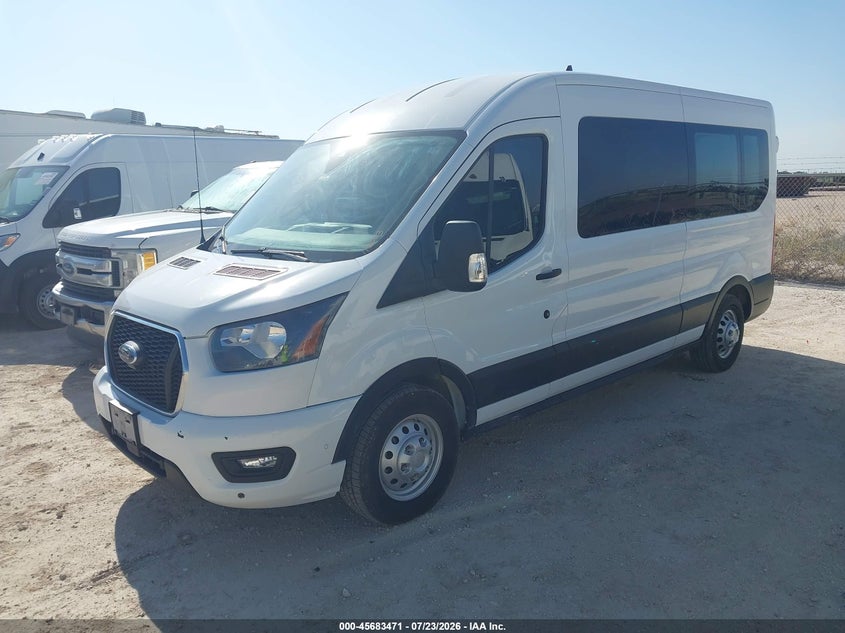 2023 FORD TRANSIT-350 PASSENGER VAN auction photo 2