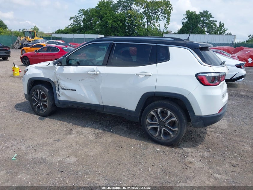 Vin: 3c4njdcb0nt113450, lot: 46182093, jeep compass limited 4x4 20223