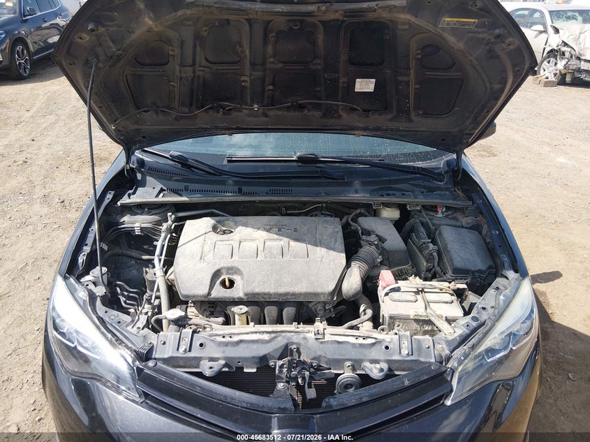 2017 Toyota Corolla Xle VIN: 5YFBURHE3HP712585 Lot: 45683512