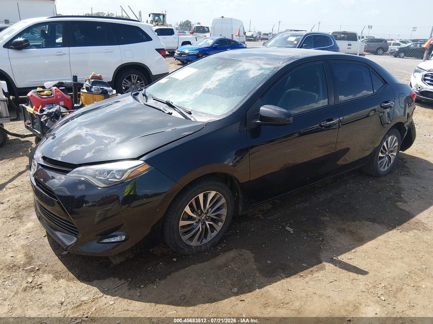2017 Toyota Corolla, Rear, IAAI, VIN 5YFBURHE3HP712585 — photo 2