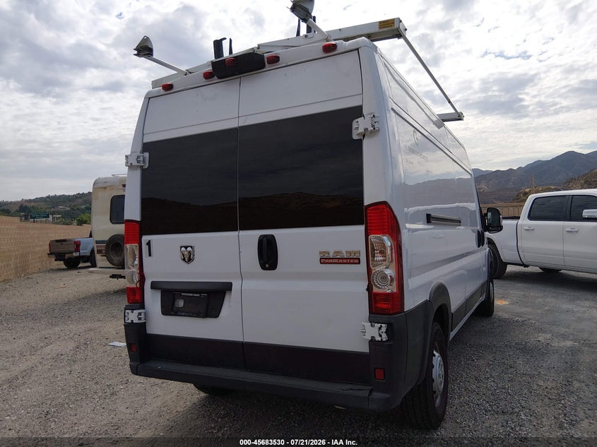 2019 Ram Promaster 2500 High Roof 159 Wb VIN: 3C6TRVDGXKE509523 Lot: 45683530