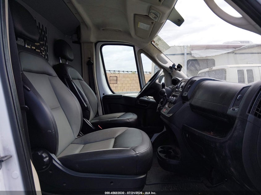 2019 Ram Promaster 2500 High Roof 159 Wb VIN: 3C6TRVDGXKE509523 Lot: 45683530
