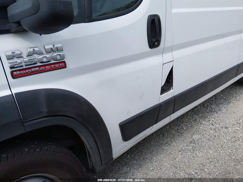 2019 Ram Promaster 2500 High Roof 159 Wb VIN: 3C6TRVDGXKE509523 Lot: 45683530