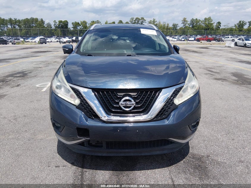 2015 Nissan Murano Platinum VIN: 5N1AZ2MH5FN221199 Lot: 45683548