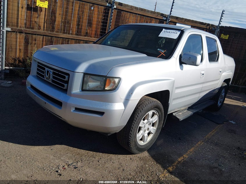 2006 Honda Ridgeline Rtl, Обычный износ, IAAI, VIN 2HJYK16546H548721 — фото 2