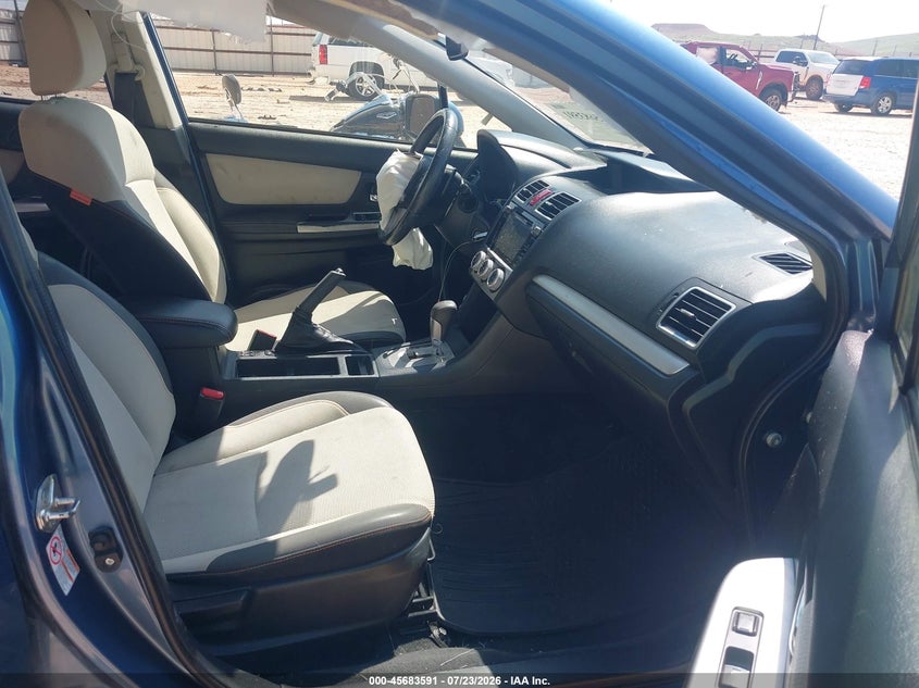 2016 SUBARU XV SPORT UTILITY VEHICLE 2.0L H-4 DOHC, VVT, 148HP