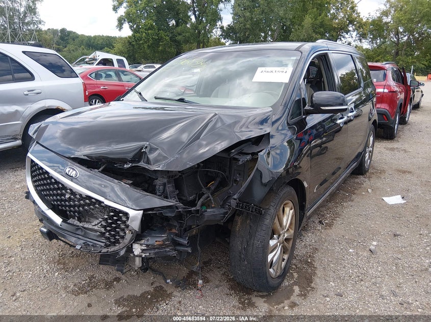 Vin: kndme5c15g6112188, lot: 46182203, kia sedona sx luxury 20162