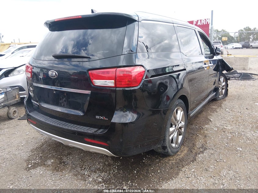Vin: kndme5c15g6112188, lot: 46182203, kia sedona sx luxury 20164