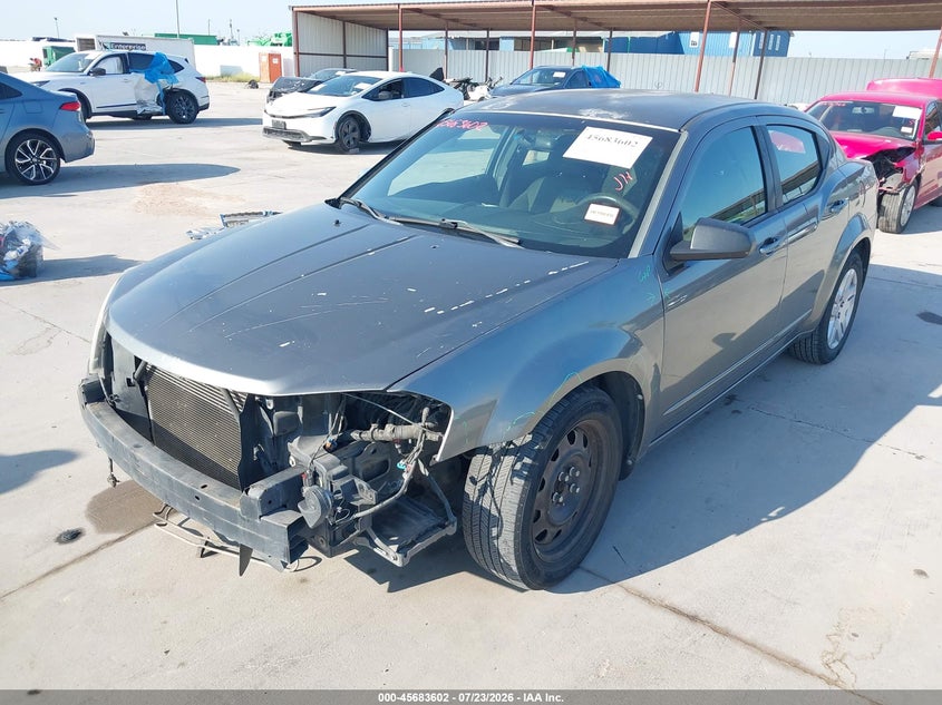 Vin: 1c3cdzab2cn156168, lot: 46182211, dodge avenger se 20122