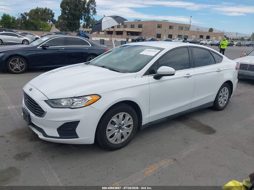 2020 Ford Fusion S 3FA6P0G76LR112806 photo 1
