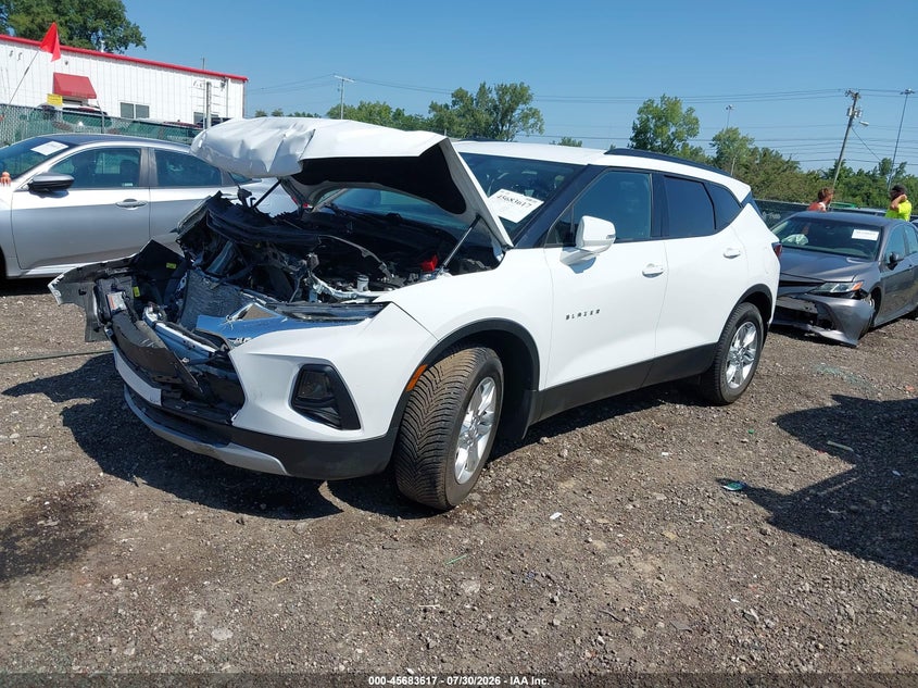 Vin: 3gnkbcr45ns137047, lot: 46182226, chevrolet blazer fwd 2lt 20222