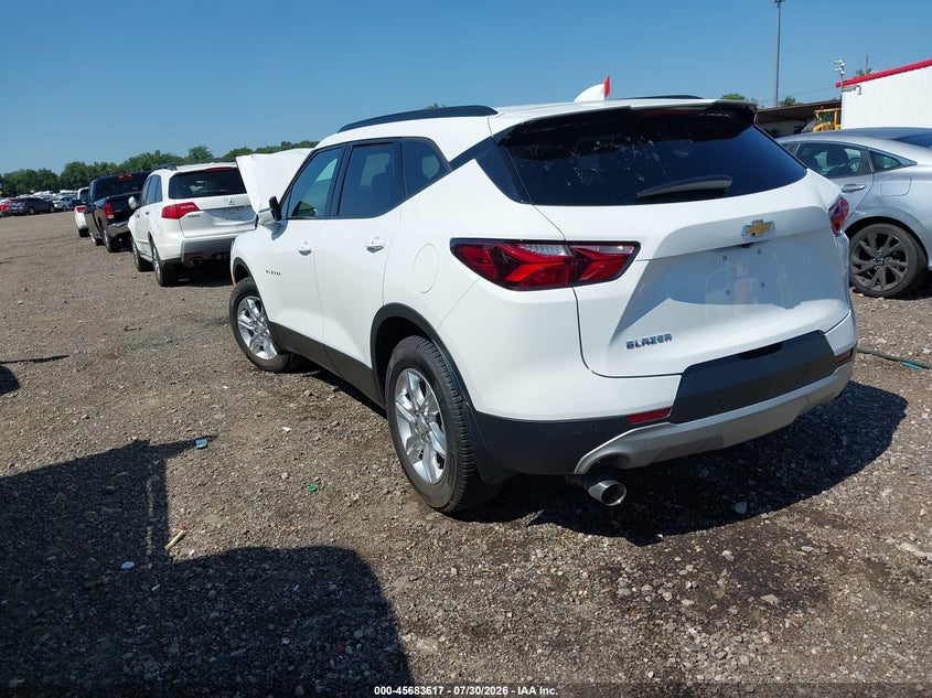Vin: 3gnkbcr45ns137047, lot: 46182226, chevrolet blazer fwd 2lt 20223
