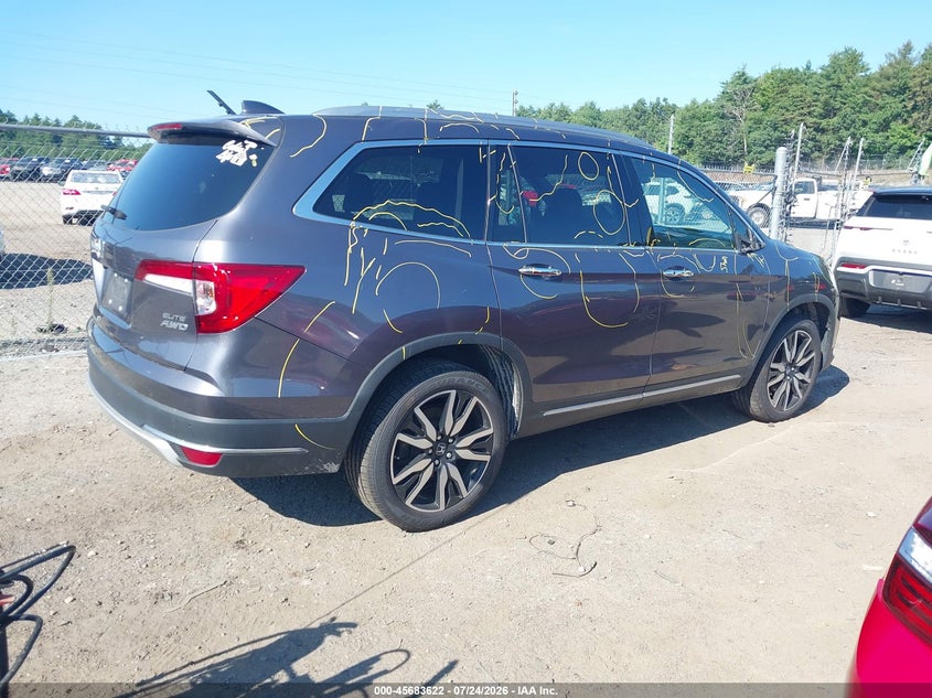 2022 HONDA PILOT auction photo 4