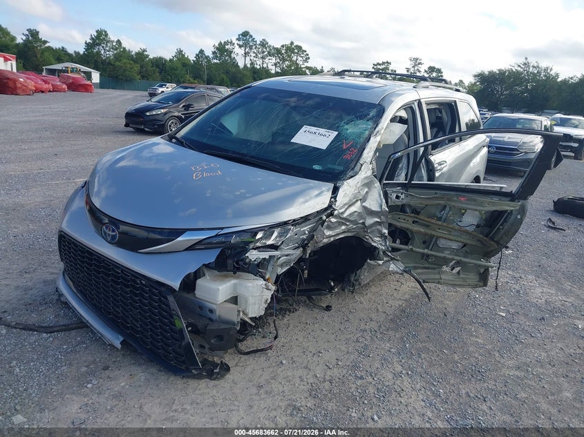 Vin: 5tddrkec6ps146254, lot: 46182270, toyota sienna xse 20232