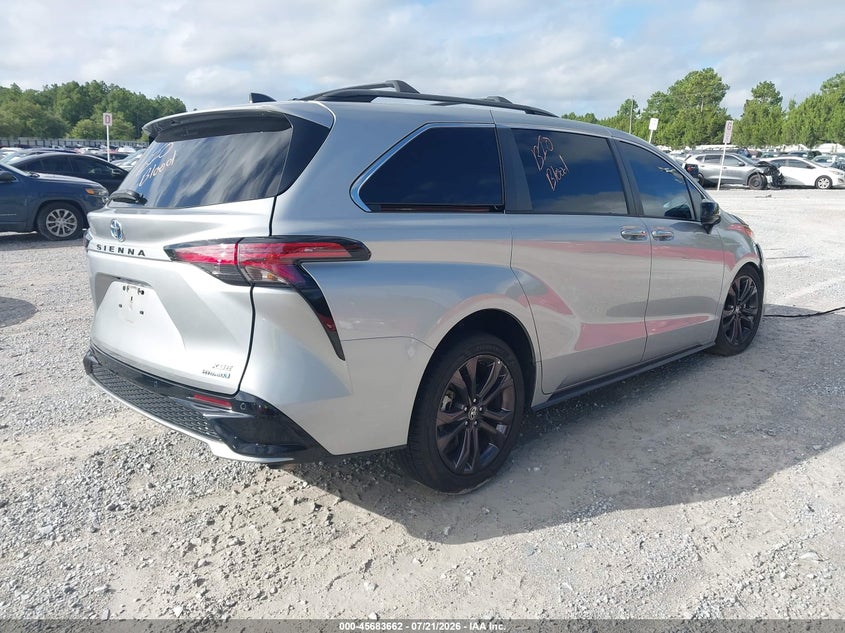 Vin: 5tddrkec6ps146254, lot: 46182270, toyota sienna xse 20234