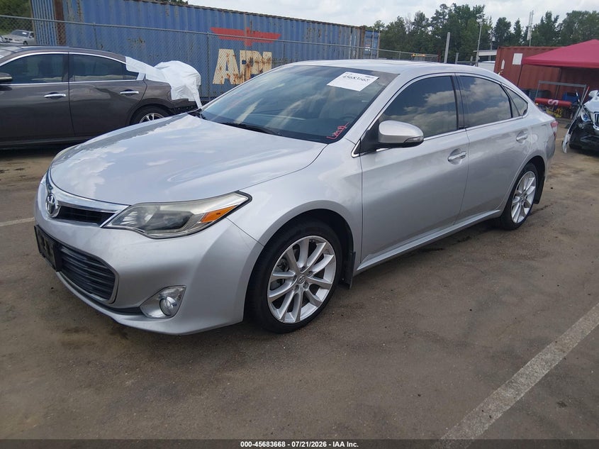 2013 Toyota Avalon, Right Rear, IAAI, VIN 4T1BK1EB3DU007280 — photo 2