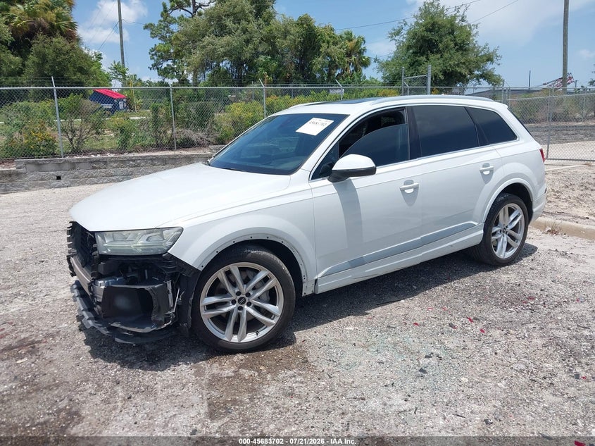 Vin: wa1vaaf76jd050371, lot: 46182311, audi q7 3.0t premium 20182