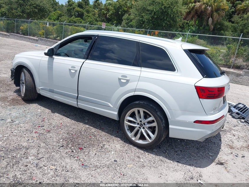 Vin: wa1vaaf76jd050371, lot: 46182311, audi q7 3.0t premium 20183