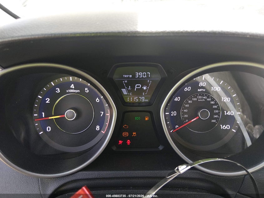 2015 Hyundai Elantra Limited VIN: 5NPDH4AE8FH570447 Lot: 45683735