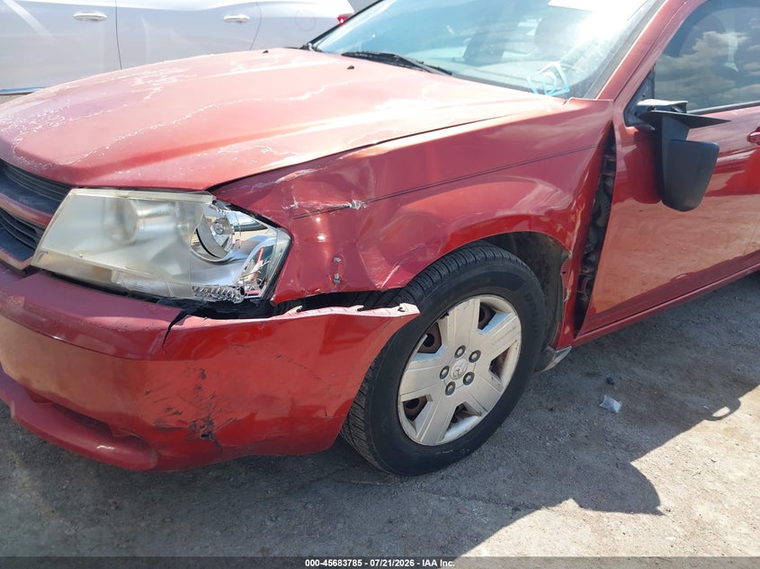 2008 Dodge Avenger Se VIN: 1B3LC46K38N137647 Lot: 45683785