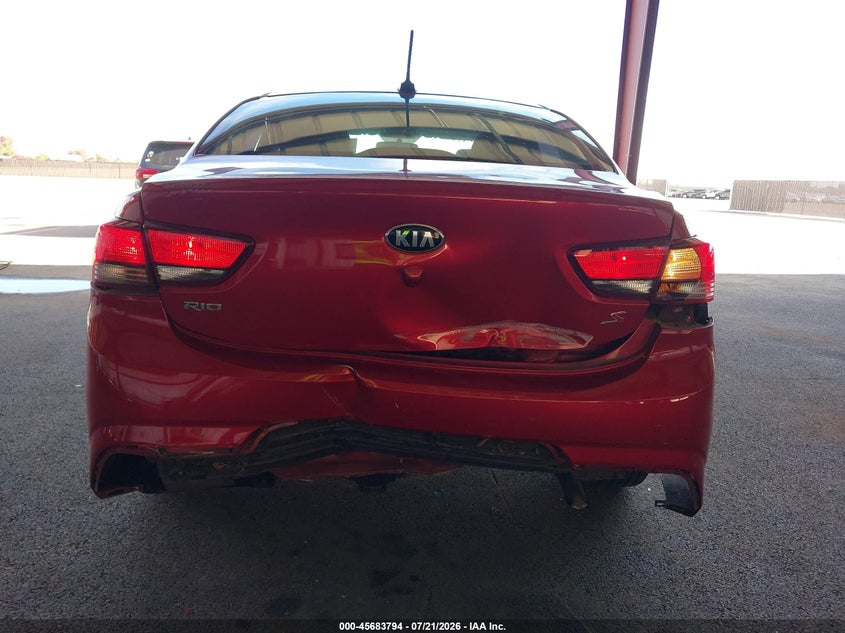 2018 KIA RIO auction photo 6