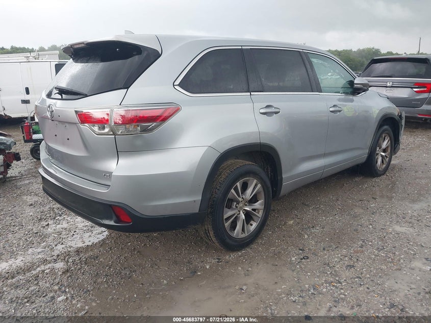 2015 Toyota Highlander Le Plus V6 VIN: 5TDZKRFH0FS091490 Lot: 45683797